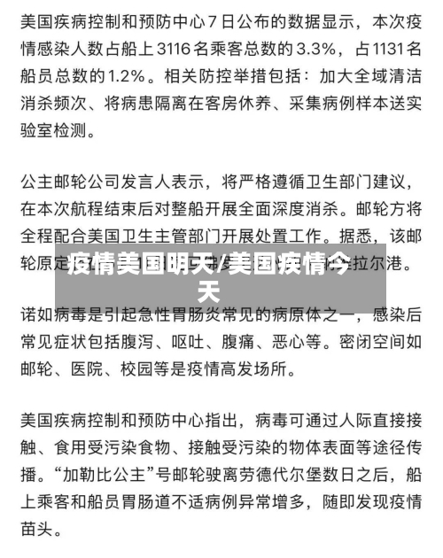 疫情美国明天/美国疾情今天-第2张图片