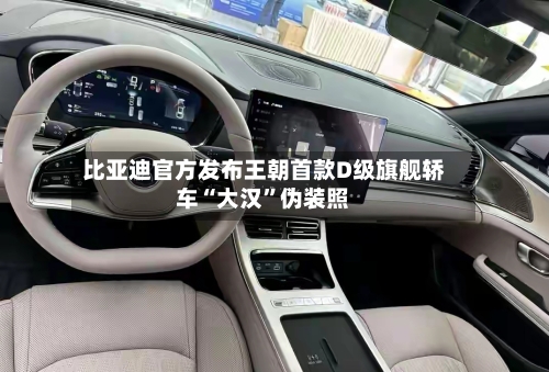 比亚迪官方发布王朝首款D级旗舰轿车“大汉”伪装照-第2张图片