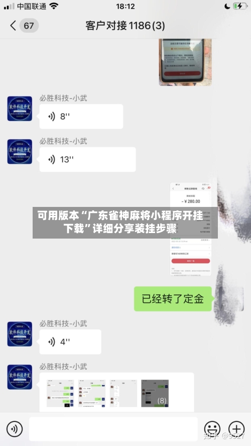 可用版本“广东雀神麻将小程序开挂下载”详细分享装挂步骤-第2张图片