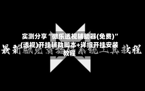 实测分享“微乐透视辅助器(免费)”(透视)开挂辅助脚本+详细开挂安装教程-第2张图片