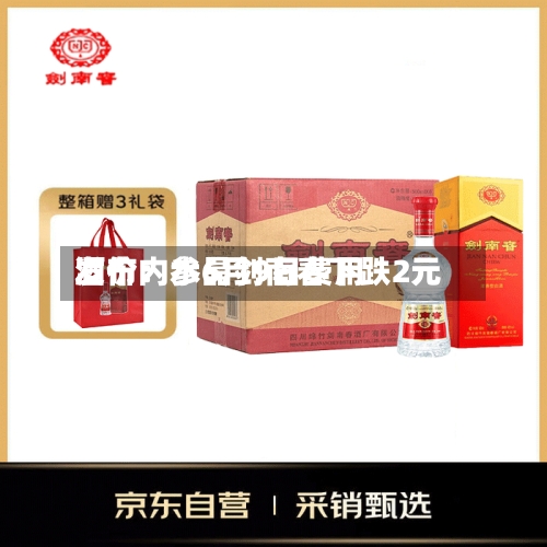 酒价内参6月9日费用发布：水晶剑南春下跌2元-第2张图片