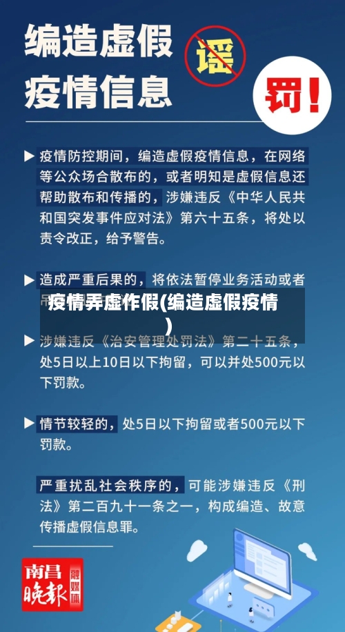 疫情弄虚作假(编造虚假疫情)-第2张图片