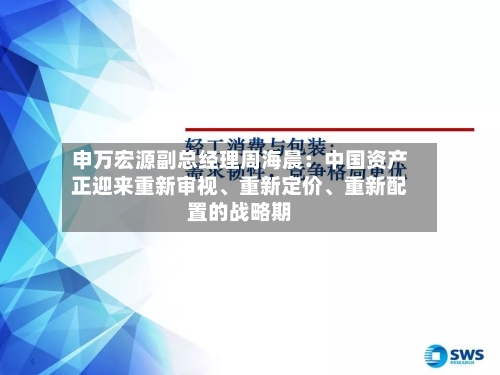 申万宏源副总经理周海晨：中国资产正迎来重新审视、重新定价、重新配置的战略期-第2张图片