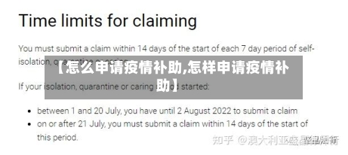 【怎么申请疫情补助,怎样申请疫情补助】-第2张图片