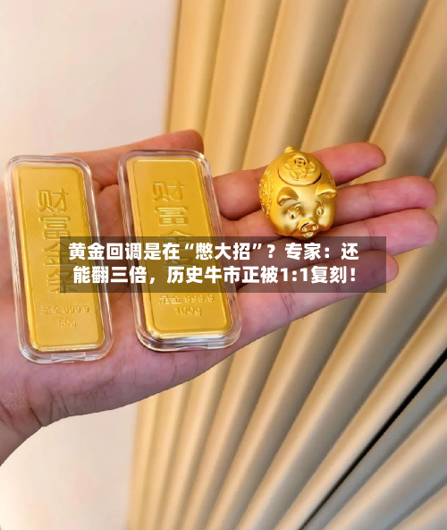 黄金回调是在“憋大招”？专家：还能翻三倍，历史牛市正被1:1复刻！
