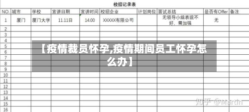 【疫情裁员怀孕,疫情期间员工怀孕怎么办】-第2张图片