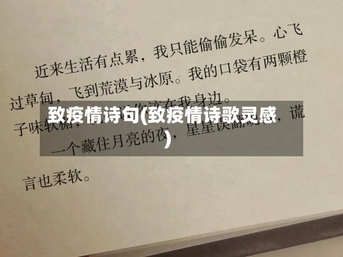 致疫情诗句(致疫情诗歌灵感)-第2张图片