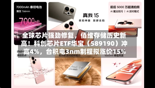全球芯片强劲修复，佰维存储历史新高！科创芯片ETF华宝（589190）冲高4%，台积电3nm制程拟涨价15%
