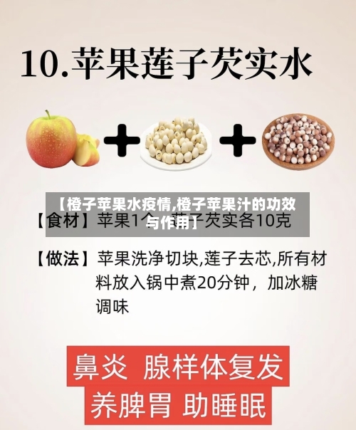 【橙子苹果水疫情,橙子苹果汁的功效与作用】