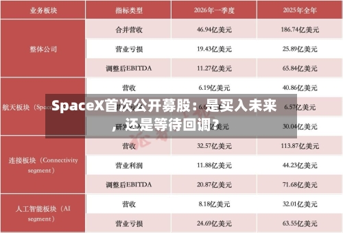 SpaceX首次公开募股：是买入未来，还是等待回调？