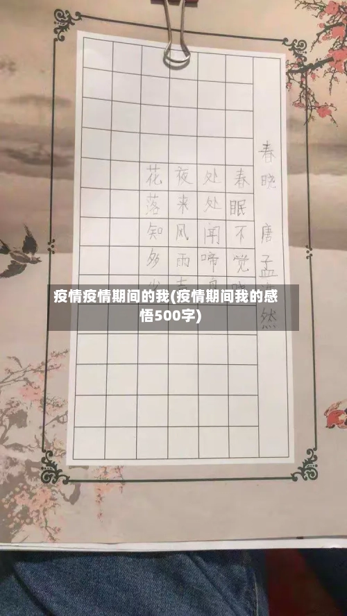 疫情疫情期间的我(疫情期间我的感悟500字)-第3张图片