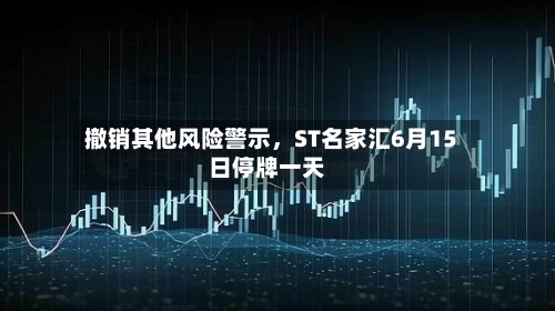 撤销其他风险警示，ST名家汇6月15日停牌一天