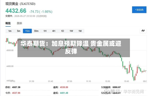 华泰期货：加息预期降温 贵金属或迎反弹-第3张图片