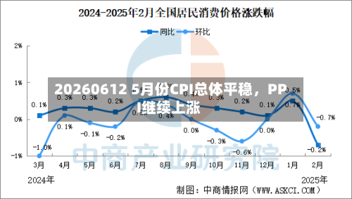 20260612 5月份CPI总体平稳，PPI继续上涨