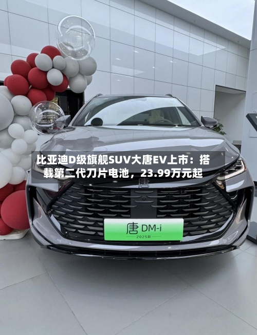比亚迪D级旗舰SUV大唐EV上市：搭载第二代刀片电池，23.99万元起