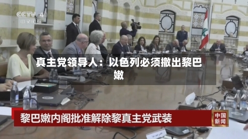 真主党领导人：以色列必须撤出黎巴嫩