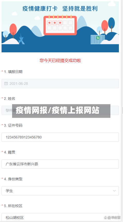 疫情网报/疫情上报网站-第2张图片