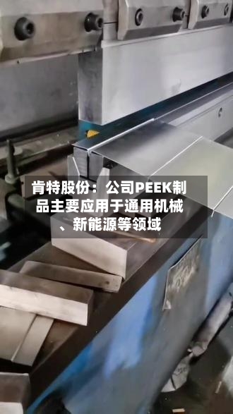 肯特股份：公司PEEK制品主要应用于通用机械、新能源等领域-第2张图片