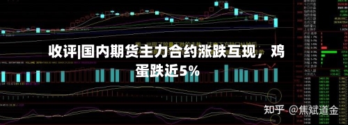 收评|国内期货主力合约涨跌互现，鸡蛋跌近5%-第2张图片