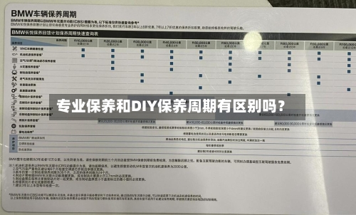 专业保养和DIY保养周期有区别吗？-第2张图片