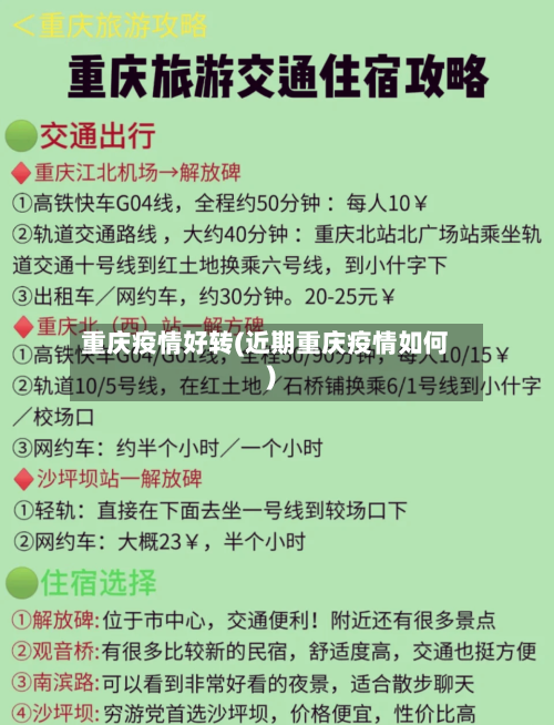 重庆疫情好转(近期重庆疫情如何)