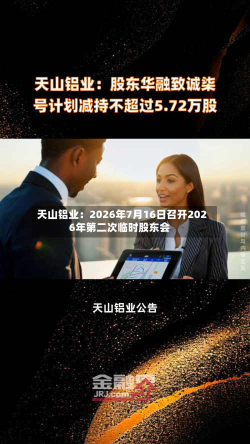天山铝业：2026年7月16日召开2026年第二次临时股东会