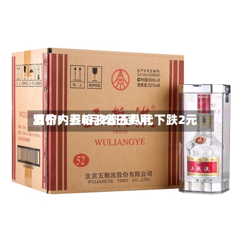 酒价内参6月26日费用发布：五粮液普五八代下跌2元-第2张图片