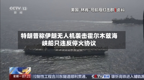 特朗普称伊朗无人机袭击霍尔木兹海峡船只违反停火协议-第2张图片