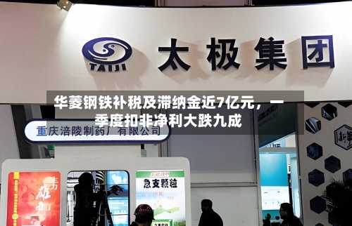 华菱钢铁补税及滞纳金近7亿元，一季度扣非净利大跌九成-第2张图片
